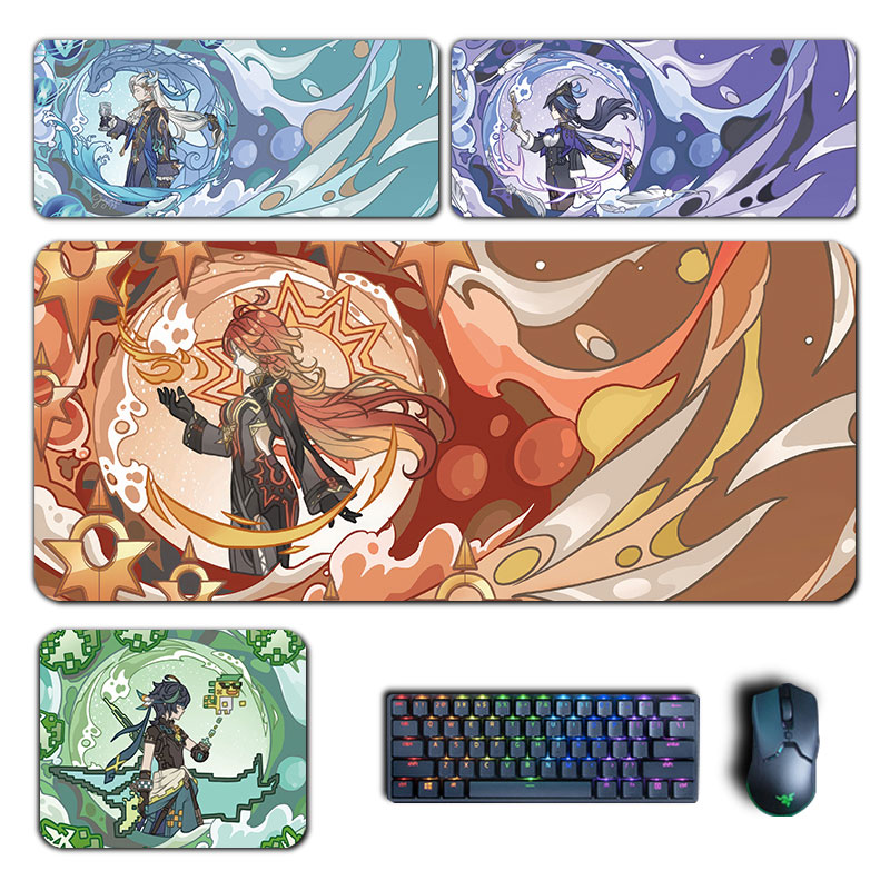 Gaming Accessories Japan - Anime Genshin Impact 마우스 패드 Hu