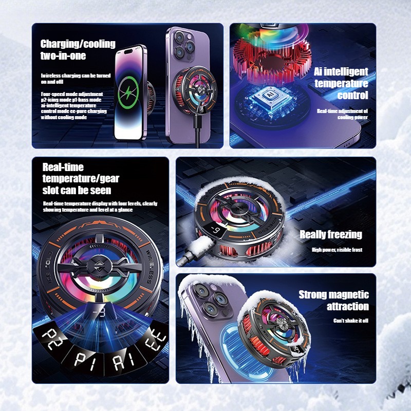 K28 자기 반도체 휴대폰 쿨러(무선 고속 충전기 포함 - Gaming Accessories Phone 리뷰 및 가격