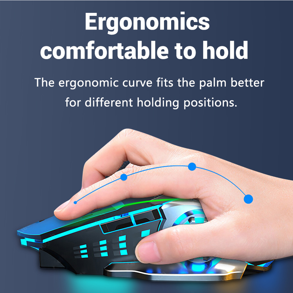 블루투스 5.2 마우스 2.4G 무선 마우스 충전식 마 - Gaming Hand Accessories 리뷰 및 가격