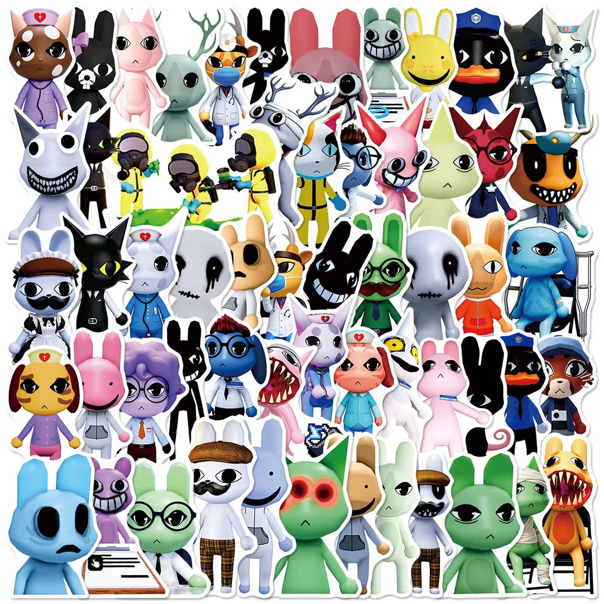 뜨거운 50PCS 공포 게임 동물병원 DIY 공포 스티 - Gaming Accessories Phone 리뷰 및 가격