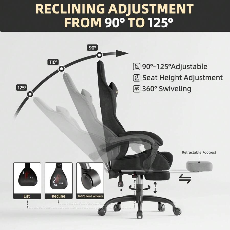 하이백 게이밍 의자, 성인용 인체공학적 게이머 의자 - Gaming Accessories For Gaming Room 리뷰 및 가격