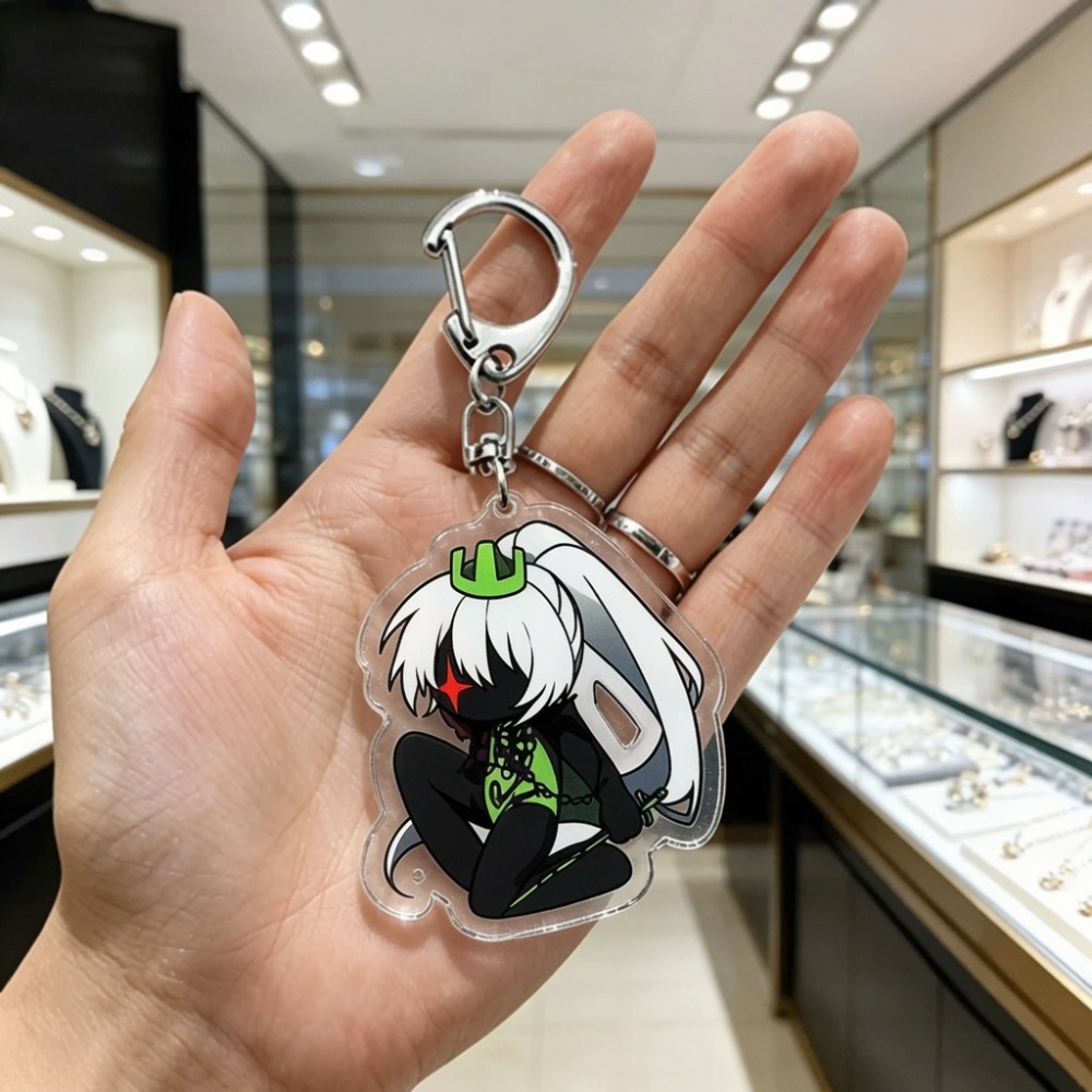 귀여운 만화 치비 키체인 액세서리 가방 참 장식품 무서 - Gaming Accessories For Gaming Room 리뷰 및 가격