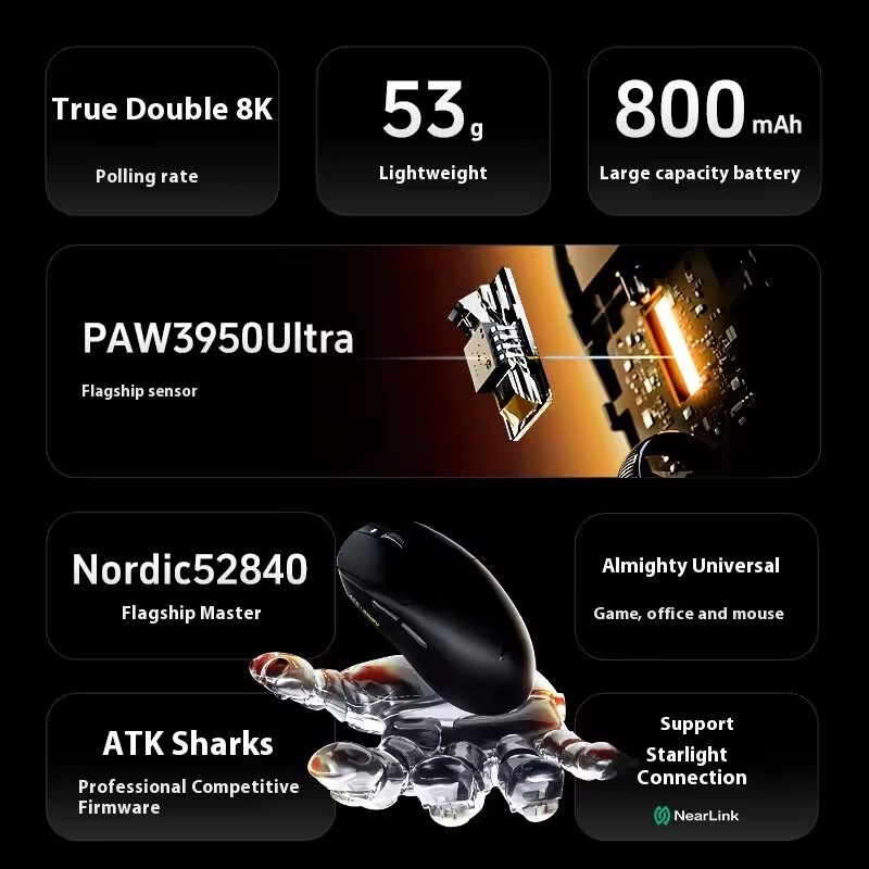 ATK DragonFly A9 Air Ultimate  - Gaming Hand Accessories 리뷰 및 가격
